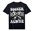 Mens Soccer Auntie Funny Coquette Bow T-Shirt - Trendy Graphic Men Women - T-Shirt, Sweatshirt, Hoodie