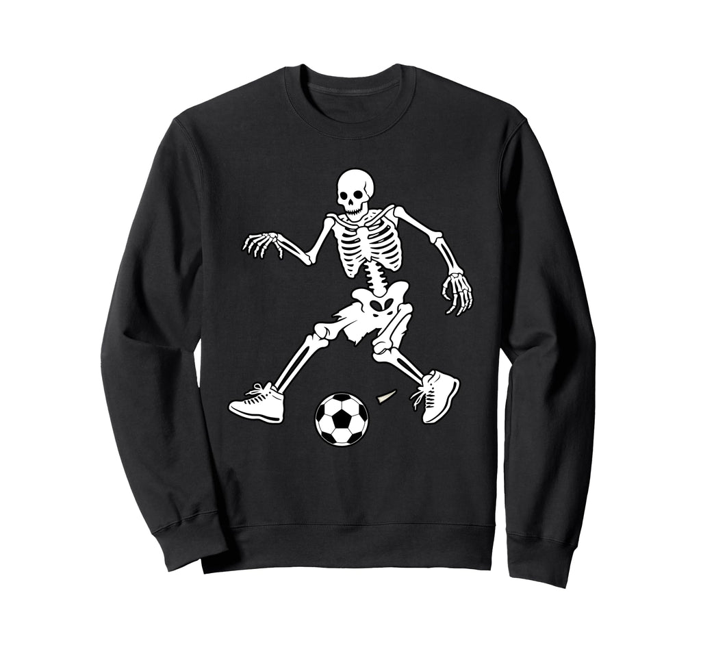 Halloween Skeleton Playing Sweatshirt - Custom Art Print Men Women - T-Shirt, Sweatshirt, Hoodie