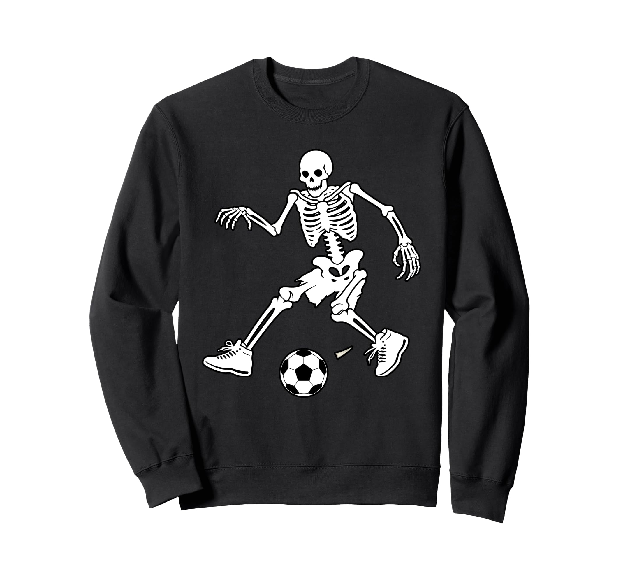 Halloween Skeleton Playing Sweatshirt - Custom Art Print Men Women - T-Shirt, Sweatshirt, Hoodie