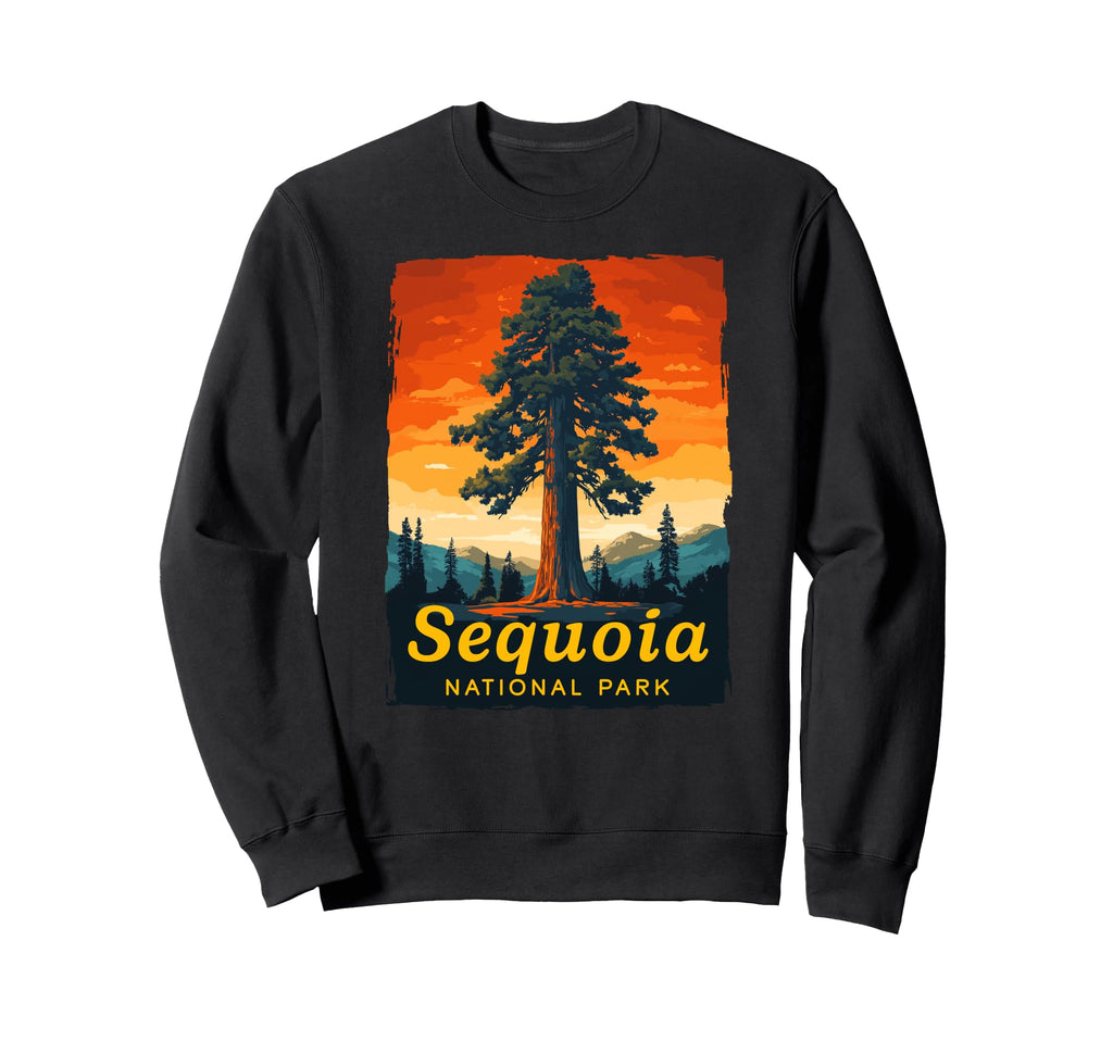 Sequoia National Park Nature Hiking Sweatshirt - Trendy Graphic for Adults - T-Shirt, Sweatshirt, Hoodie