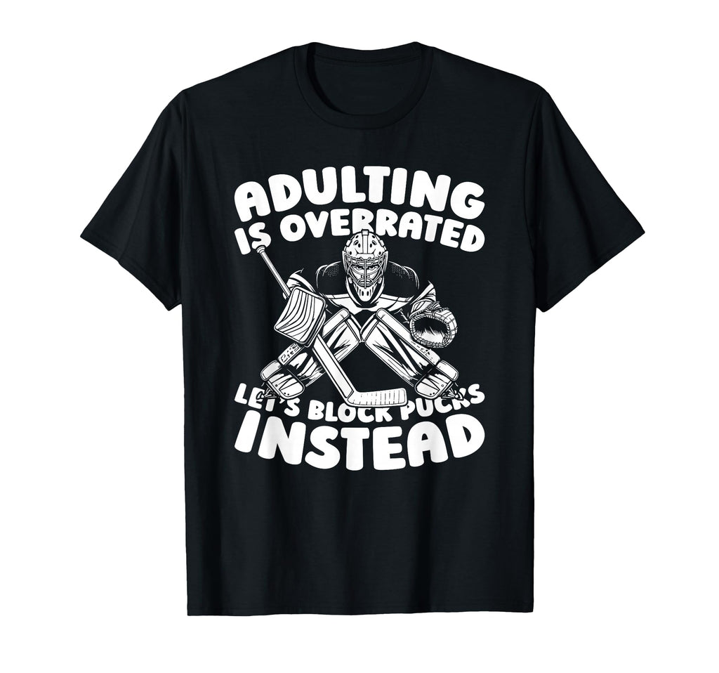 Hockey Goalkeeper Ice Hockey Goalie T-Shirt - Trendy Graphic Unisex - T-Shirt, Sweatshirt, Hoodie