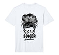 Mens Soccer Grandma Grandmom Messy Bun T-Shirt - Graphic Print Men Women - T-Shirt, Sweatshirt, Hoodie
