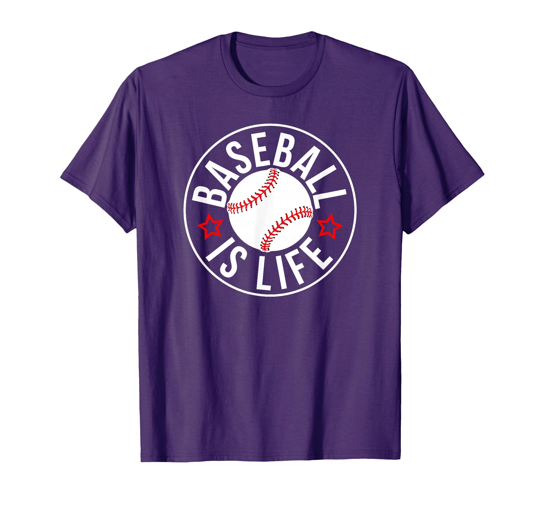 Baseball Is Life Game Day Fan Player T-Shirt - Novelty Apparel Men Women - T-Shirt, Sweatshirt, Hoodie