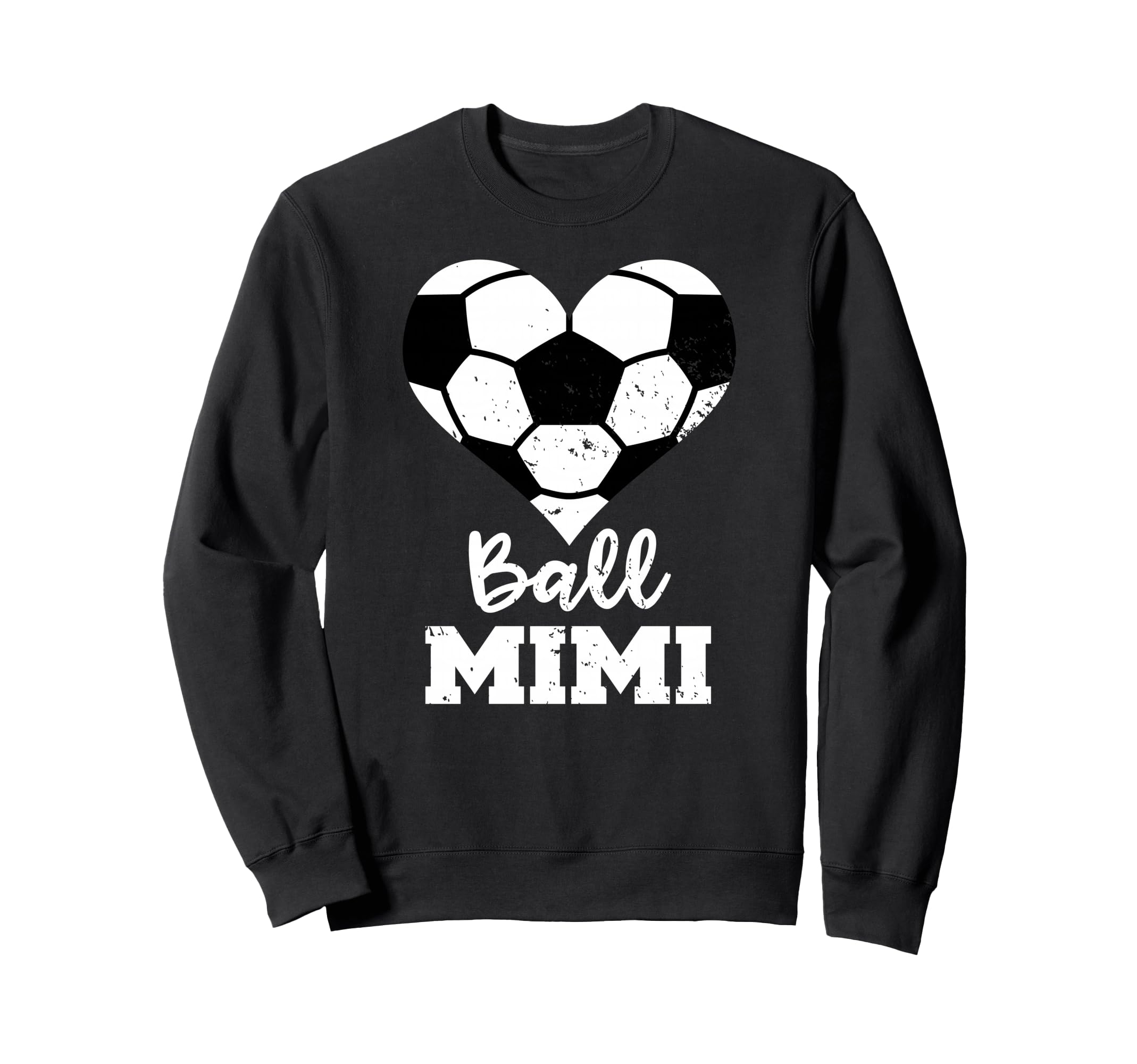Ball Mimi Funny Soccer Heart Sweatshirt - Custom Art Print Unisex - T-Shirt, Sweatshirt, Hoodie
