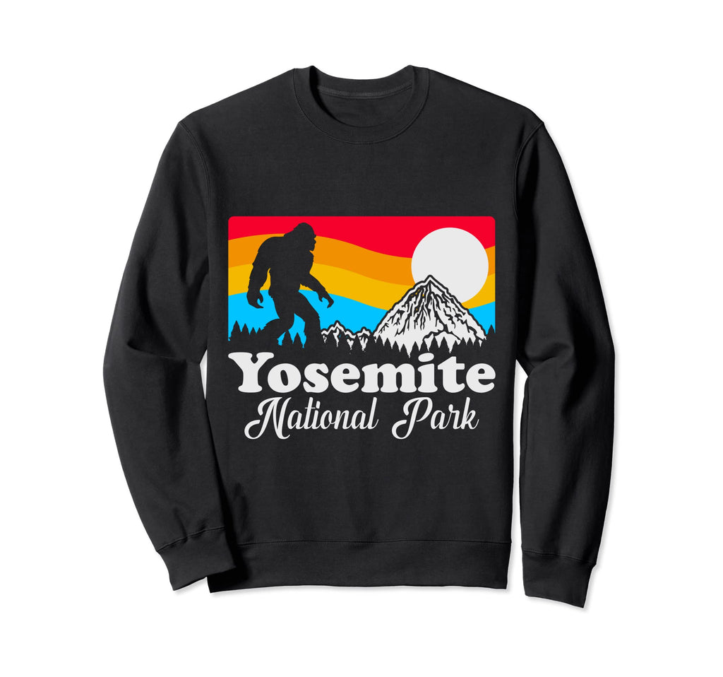 Yosemite National Park Bigfoot Sweatshirt - Novelty Apparel Men Women - T-Shirt, Sweatshirt, Hoodie