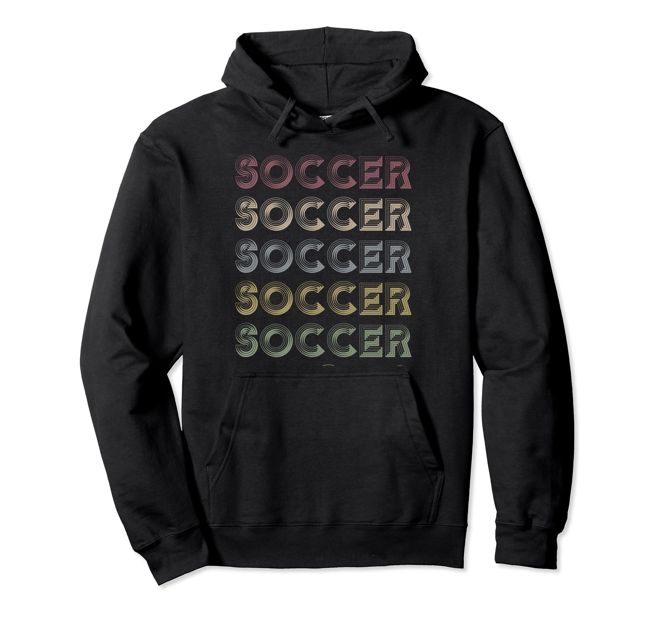 Soccer Repetitive Player Hoodie - Casual Everyday Wear Men Women - T-Shirt, Sweatshirt, Hoodie