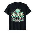 70S Groovy Hippie Frogs Disco Roller T-Shirt - Aesthetic Graphic Unisex - T-Shirt, Sweatshirt, Hoodie