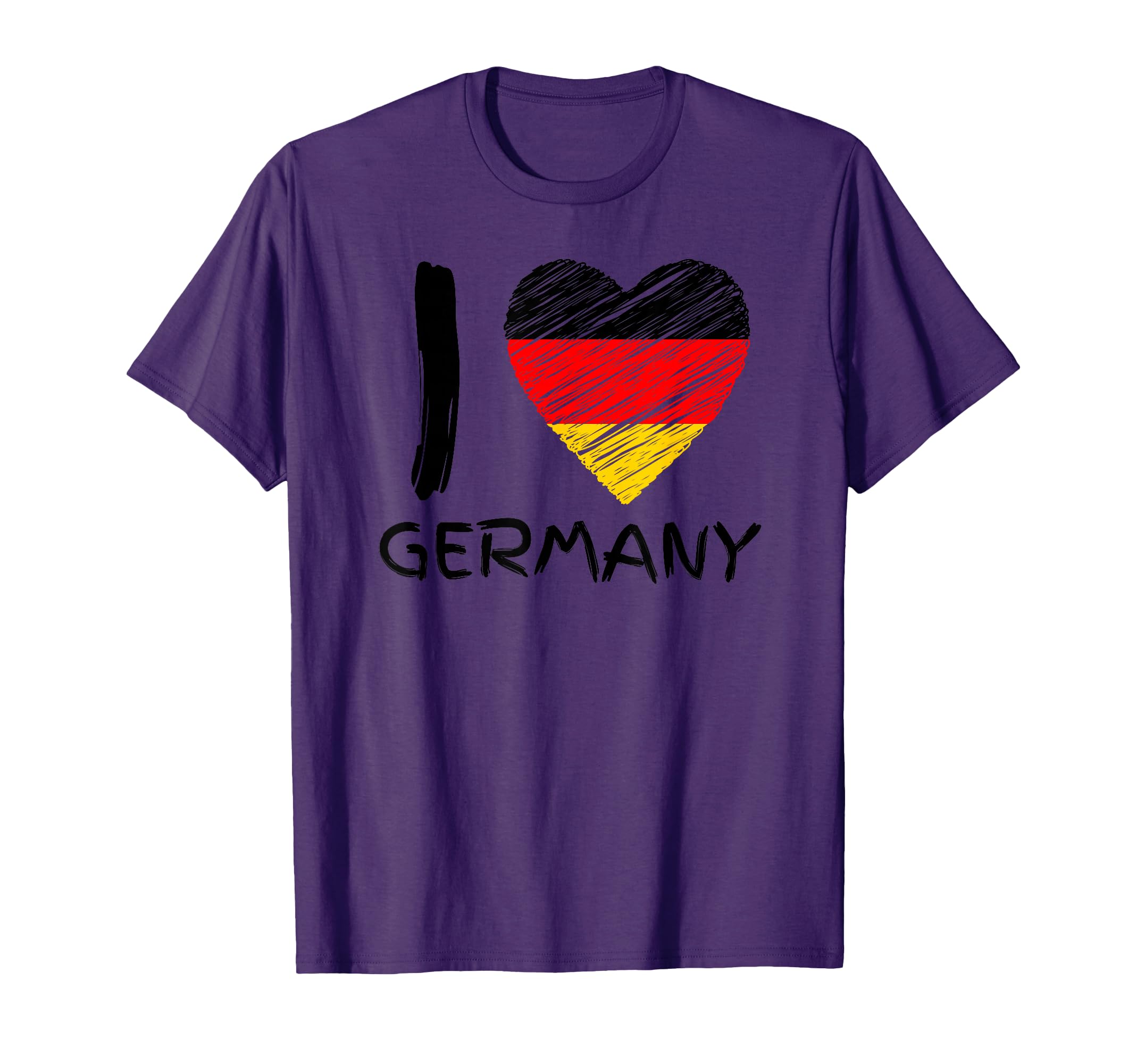 I Love Germany German Pride T-Shirt - Novelty Apparel for Adults - T-Shirt, Sweatshirt, Hoodie