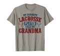 My Favorite Lacrosse Player Calls Me T-Shirt - Minimalist Print Unisex - T-Shirt, Sweatshirt, Hoodie