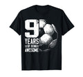 9Th Birthday Soccer Player Football 9 T-Shirt - Aesthetic Graphic Unisex - T-Shirt, Sweatshirt, Hoodie