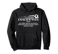 Soccer Coachs Wife Definition Wife Hoodie - Unique Graphic for Adults - T-Shirt, Sweatshirt, Hoodie