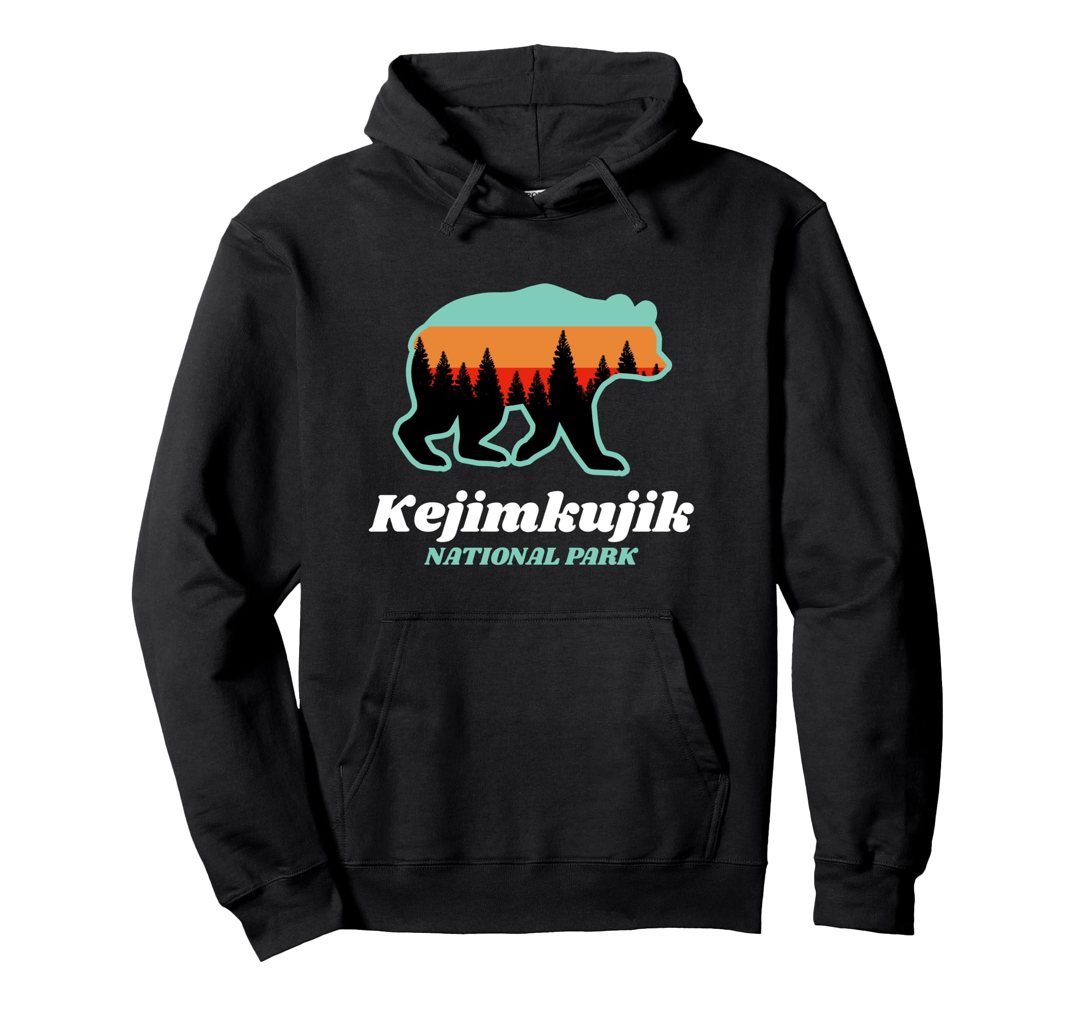 Kejimkujik National Park Canada Bear Hoodie - Aesthetic Graphic Unisex - T-Shirt, Sweatshirt, Hoodie