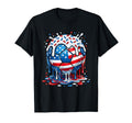 Soccer Ice Cream Drip Melting Ball T-Shirt - Custom Art Print for Adults - T-Shirt, Sweatshirt, Hoodie