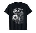 Lifes About Goals And Assists Funny T-Shirt - Custom Art Print Men Women - T-Shirt, Sweatshirt, Hoodie