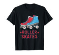 Colorful Roller Skates Illustration T-Shirt - Novelty Apparel Men Women - T-Shirt, Sweatshirt, Hoodie