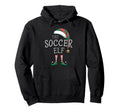 Soccer Elf Matching Family Soccer Elf Hoodie - Custom Art Print for Adults - T-Shirt, Sweatshirt, Hoodie