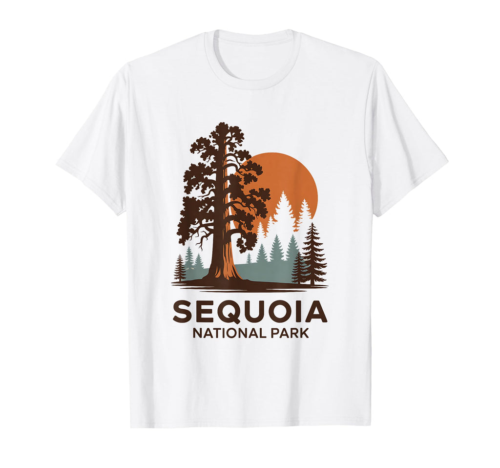 Sequoia National Park Hiking Camping T-Shirt - Minimalist Print Men Women - T-Shirt, Sweatshirt, Hoodie