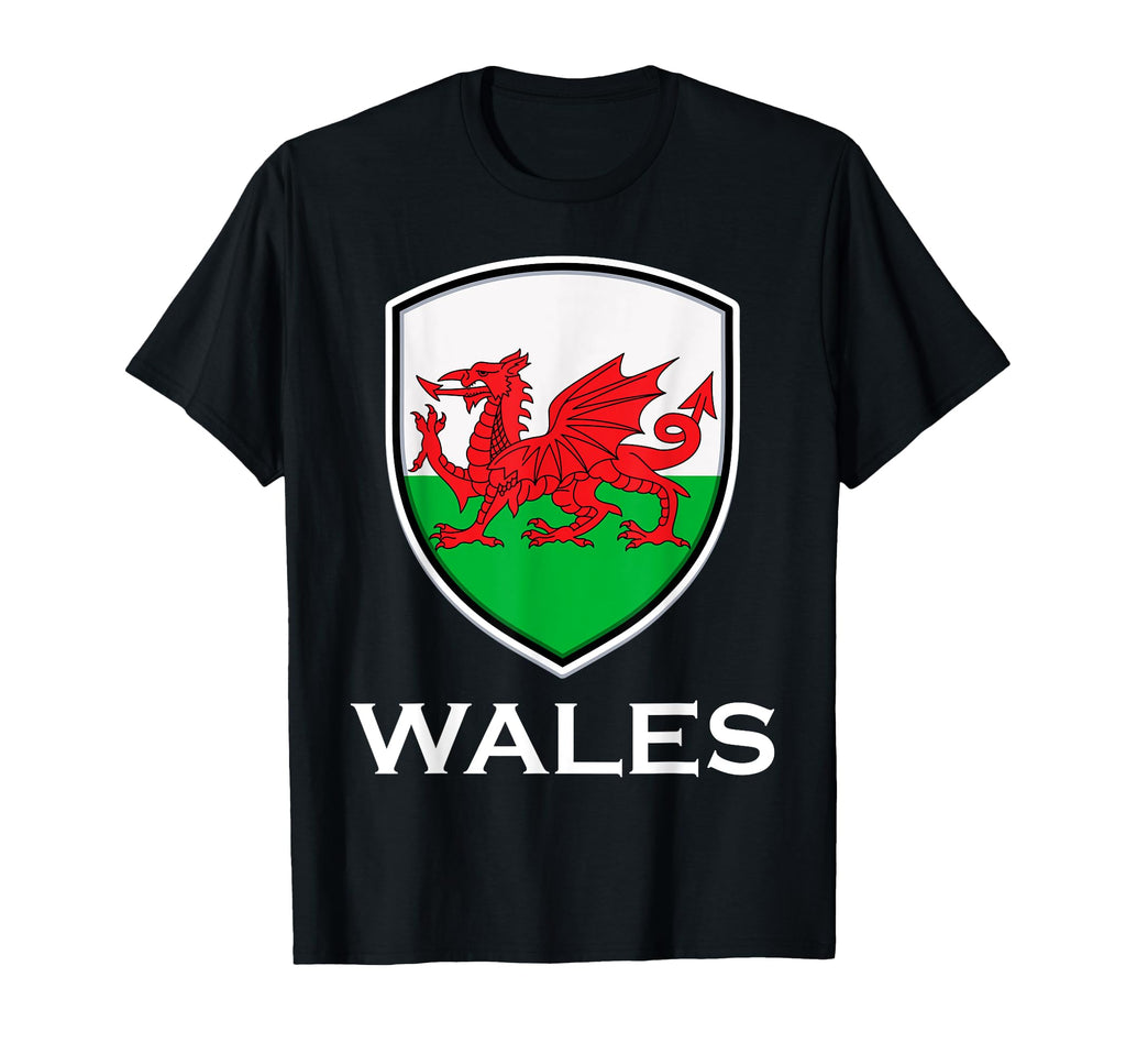 Wales Flag Football Fan Soccer Team T-Shirt - Minimalist Print for Adults - T-Shirt, Sweatshirt, Hoodie