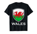Wales Flag Football Fan Soccer Team T-Shirt - Minimalist Print for Adults - T-Shirt, Sweatshirt, Hoodie