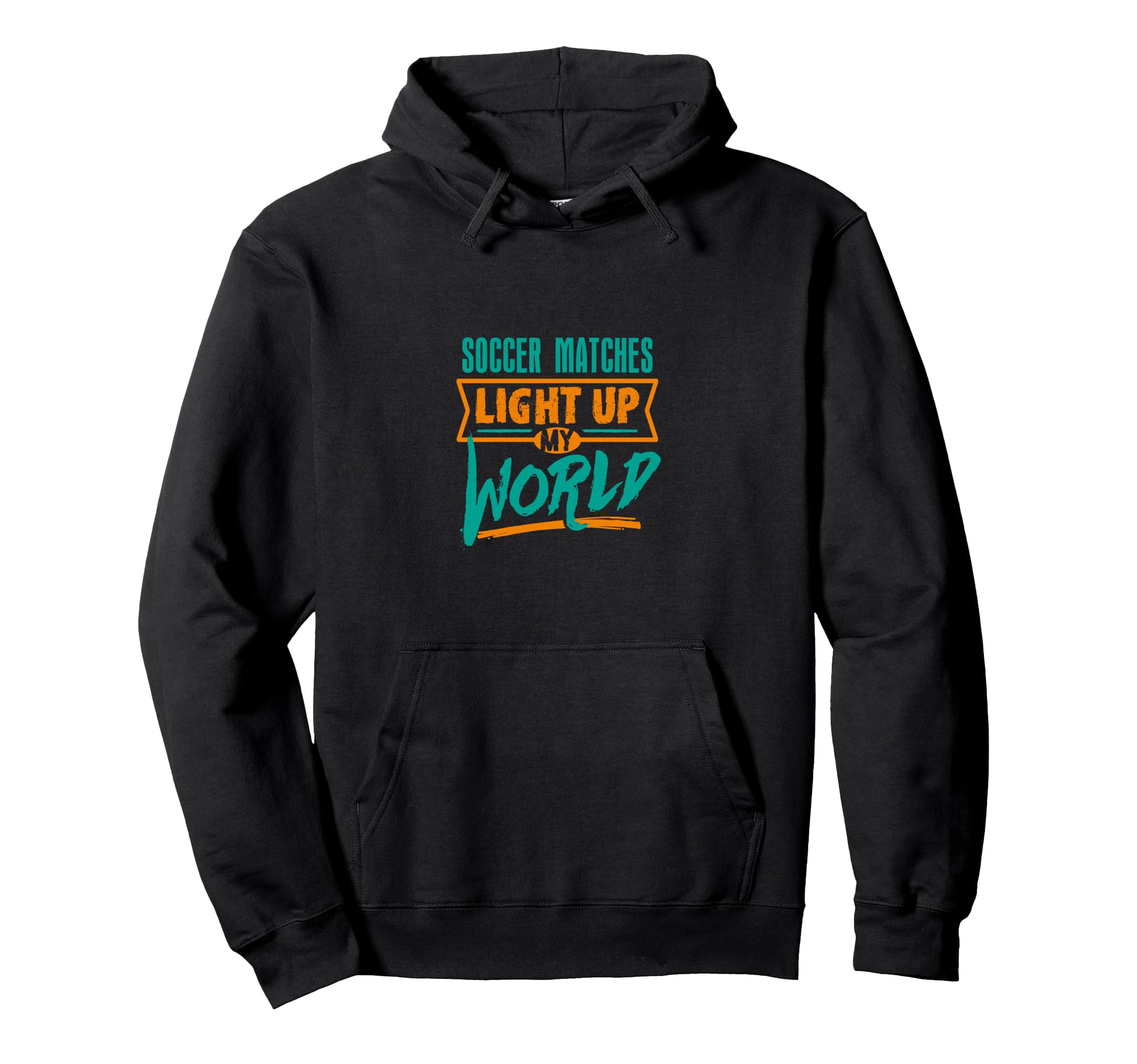 Soccer Team Goalie Soccer Ball Game Hoodie - Fun Novelty Design for Adults - T-Shirt, Sweatshirt, Hoodie