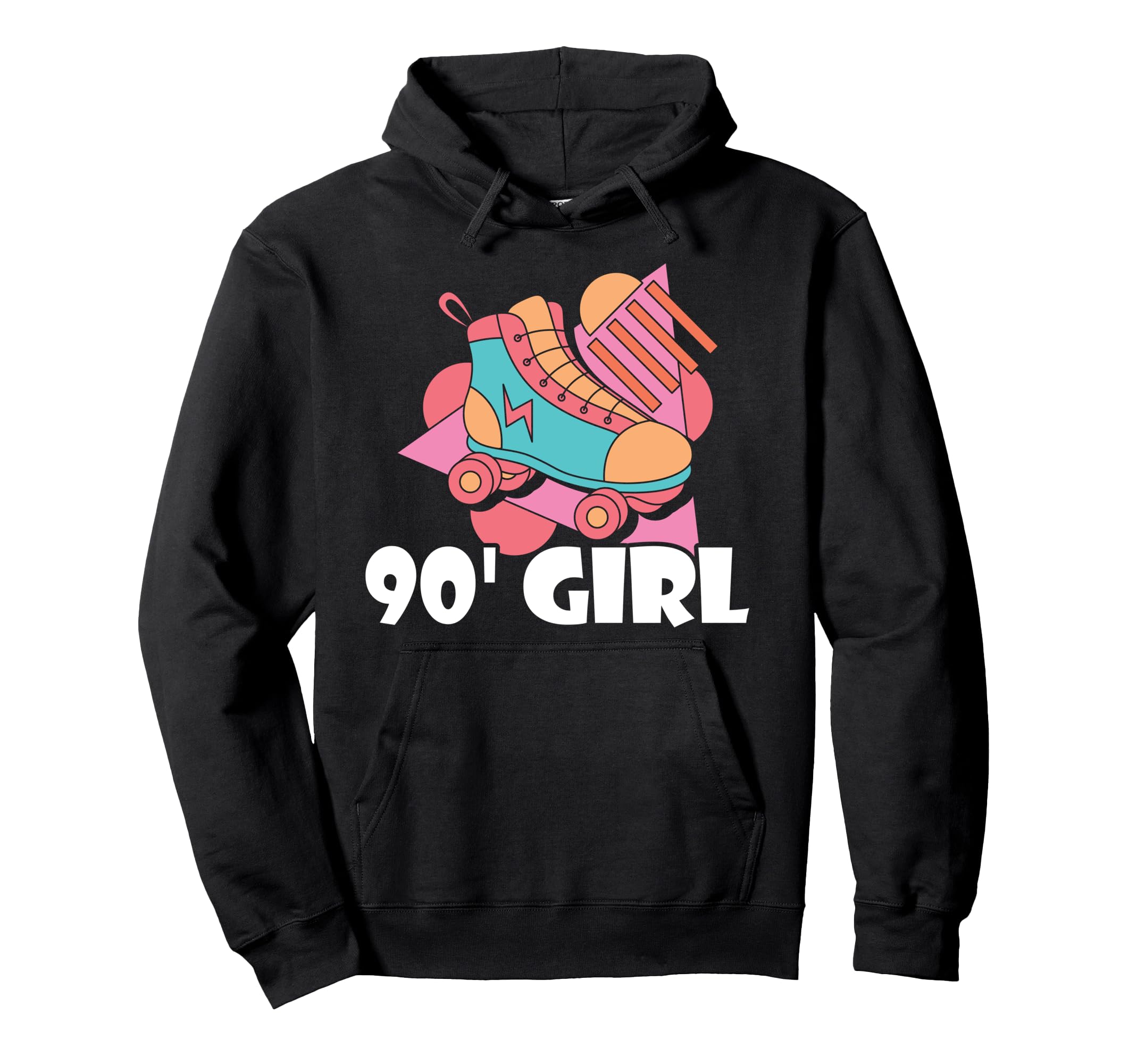 90 Roller Skates Nostalgia Hoodie - Casual Everyday Wear Unisex - T-Shirt, Sweatshirt, Hoodie