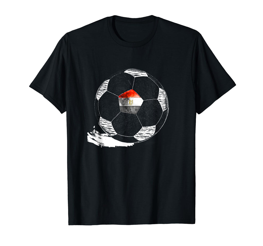 Soccer Egypt Flag Egyptian Pride T-Shirt - Aesthetic Graphic Men Women - T-Shirt, Sweatshirt, Hoodie