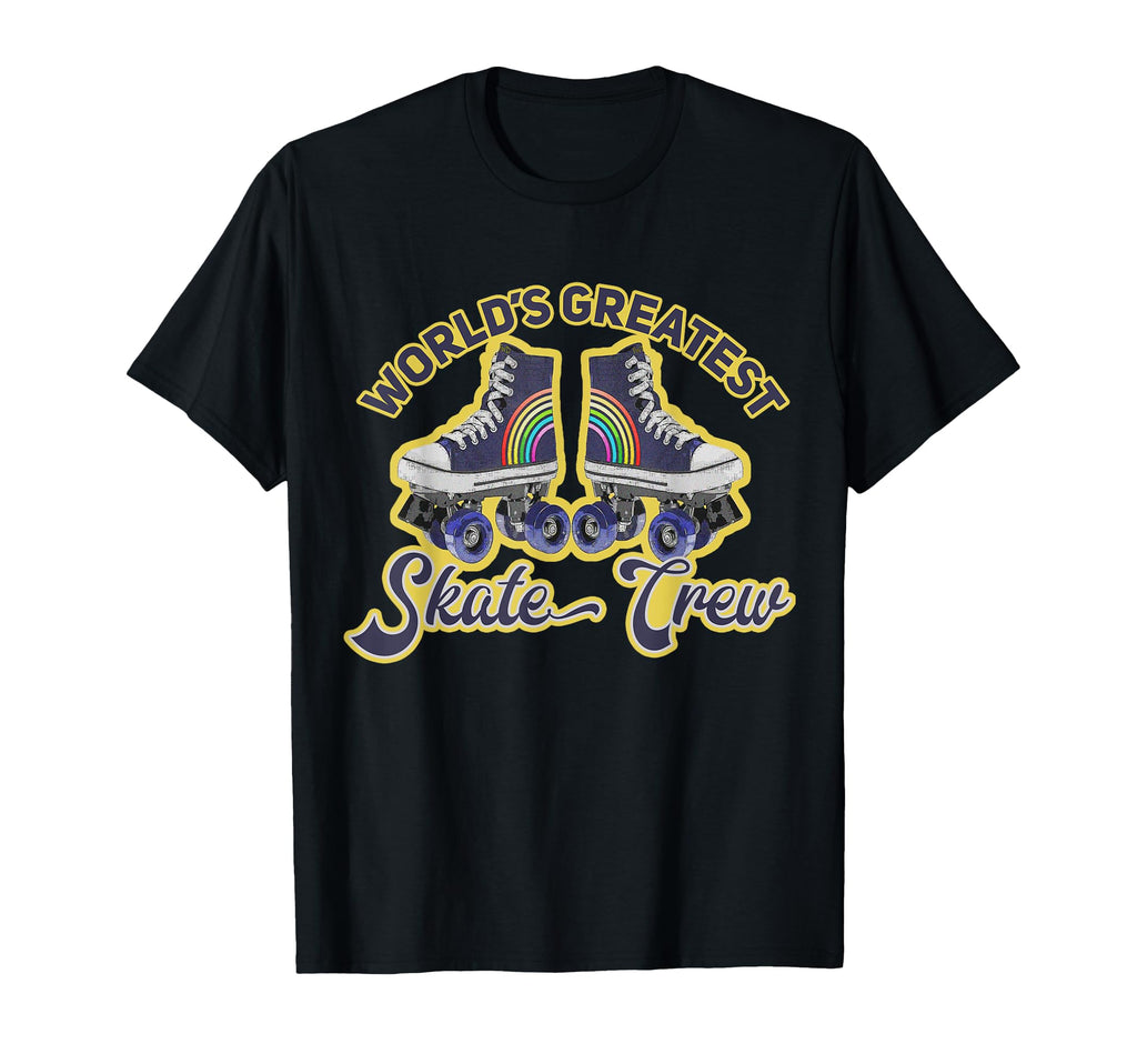 Worlds Greatest Roller Skate Crew T-Shirt - Aesthetic Graphic for Adults - T-Shirt, Sweatshirt, Hoodie