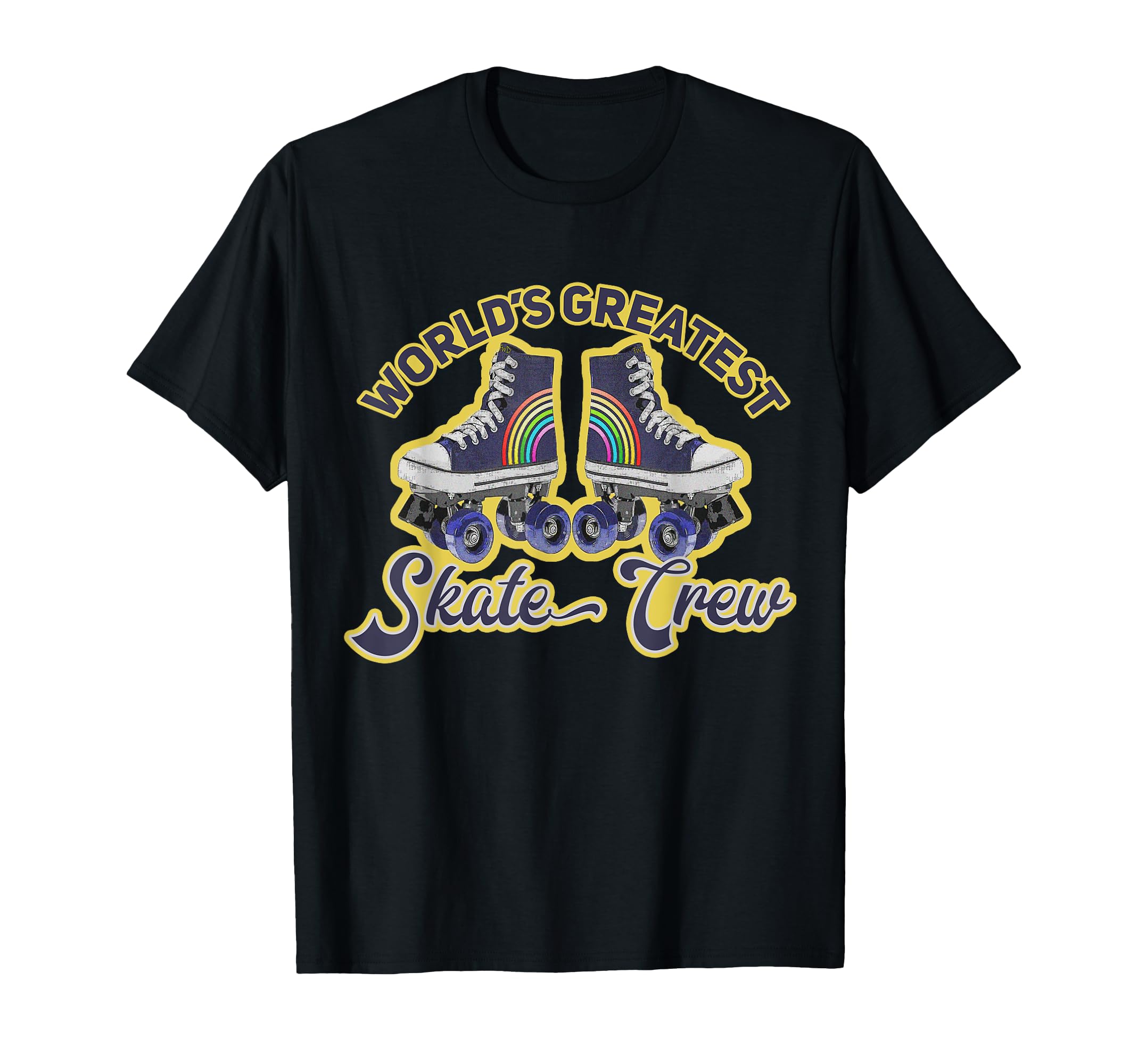 Worlds Greatest Roller Skate Crew T-Shirt - Aesthetic Graphic for Adults - T-Shirt, Sweatshirt, Hoodie