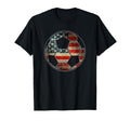 American Flag Soccer Ball Soccer Ball T-Shirt - Novelty Apparel for Adults - T-Shirt, Sweatshirt, Hoodie