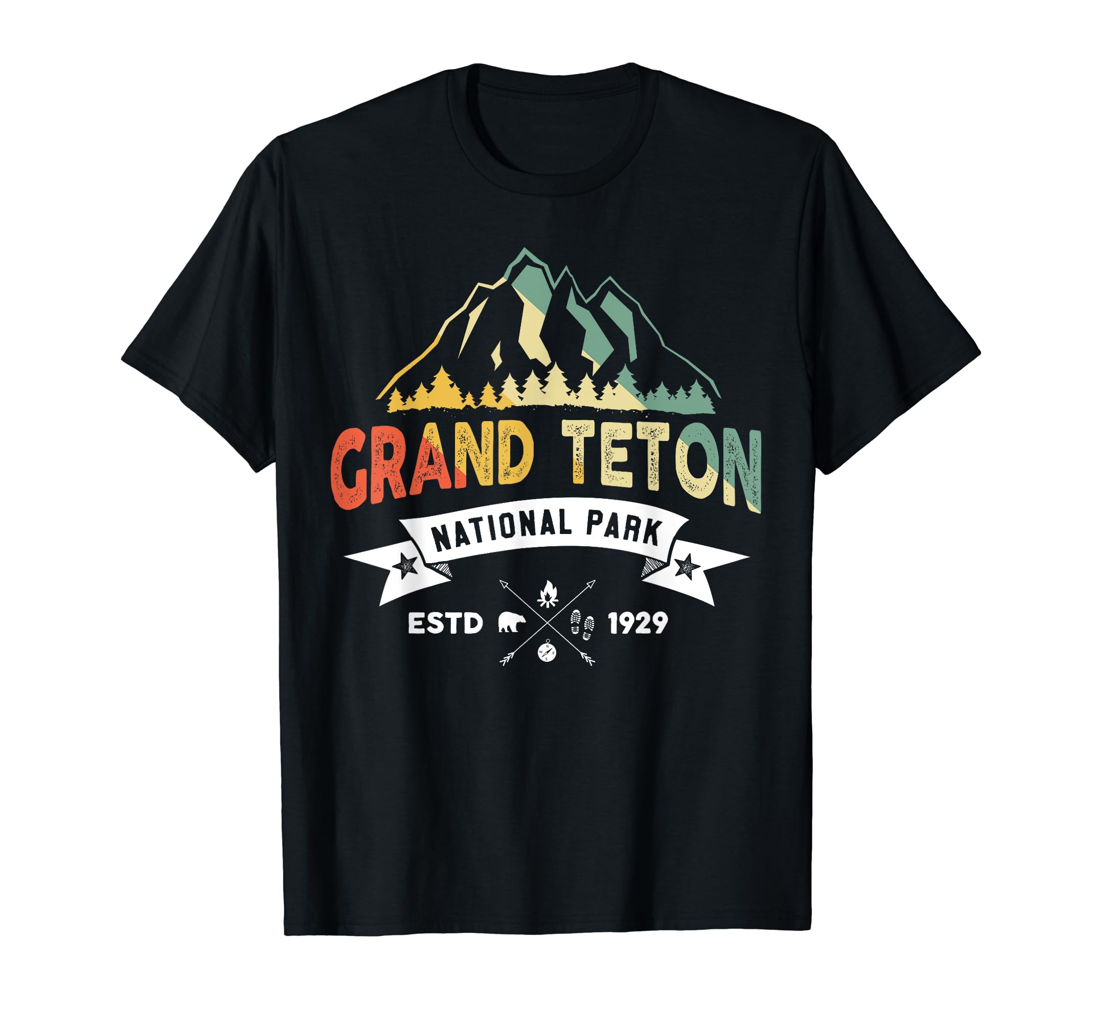 Grand Teton National Park Souvenir T-Shirt - Novelty Apparel Men Women - T-Shirt, Sweatshirt, Hoodie