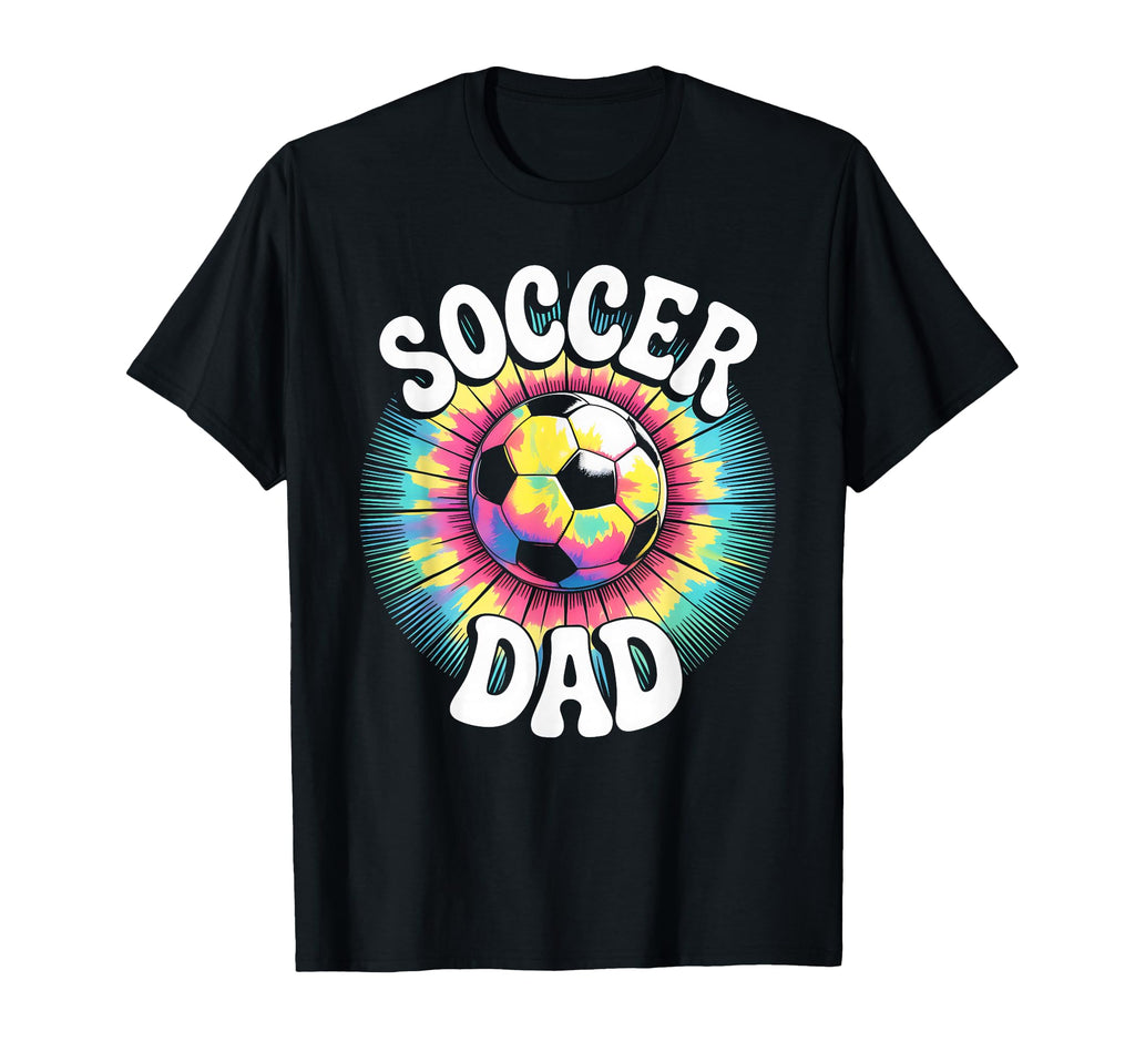 Soccer Dad Tie Dye Spirit Family Pride T-Shirt - Unique Graphic for Adults - T-Shirt, Sweatshirt, Hoodie