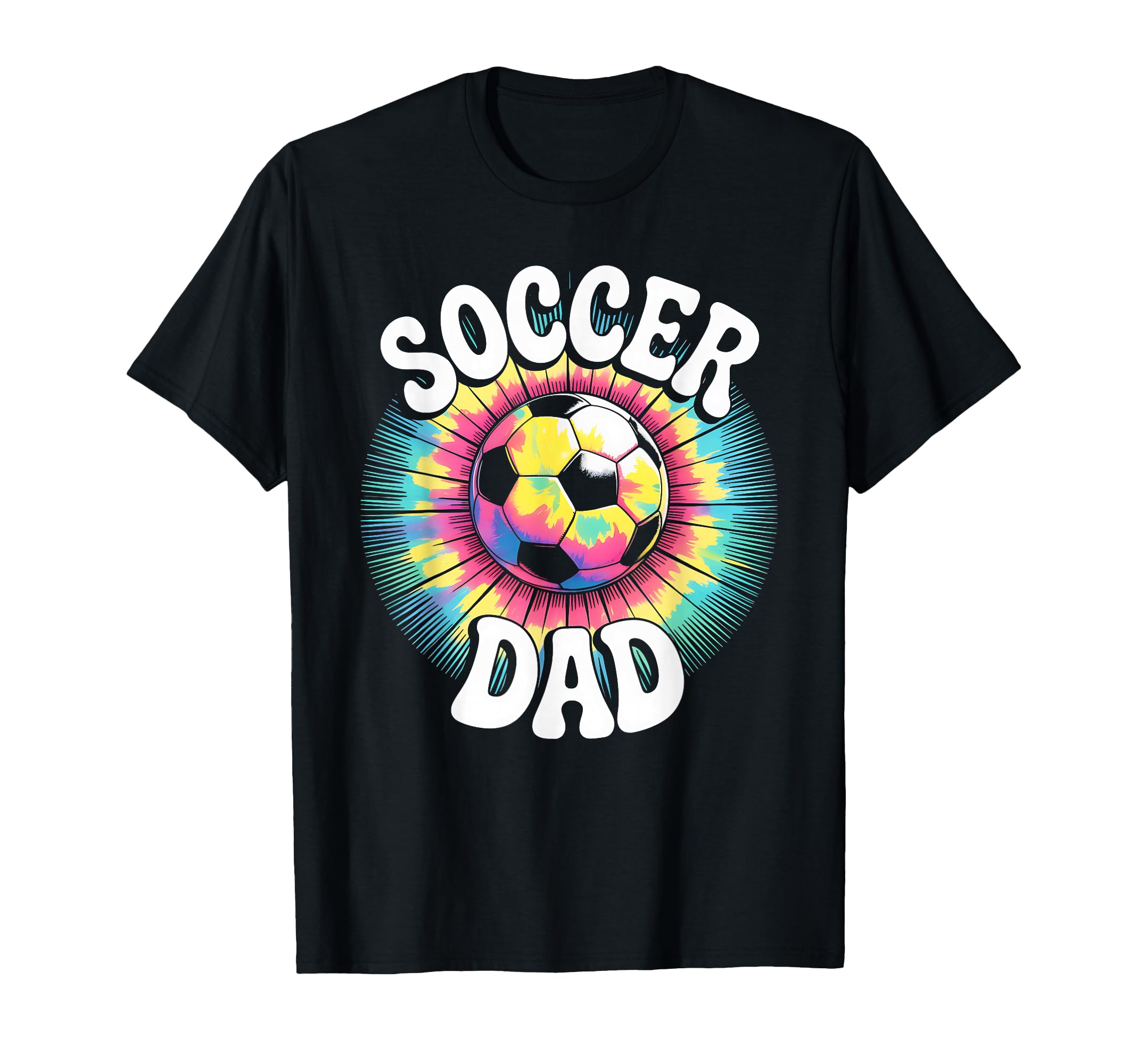 Soccer Dad Tie Dye Spirit Family Pride T-Shirt - Unique Graphic for Adults - T-Shirt, Sweatshirt, Hoodie