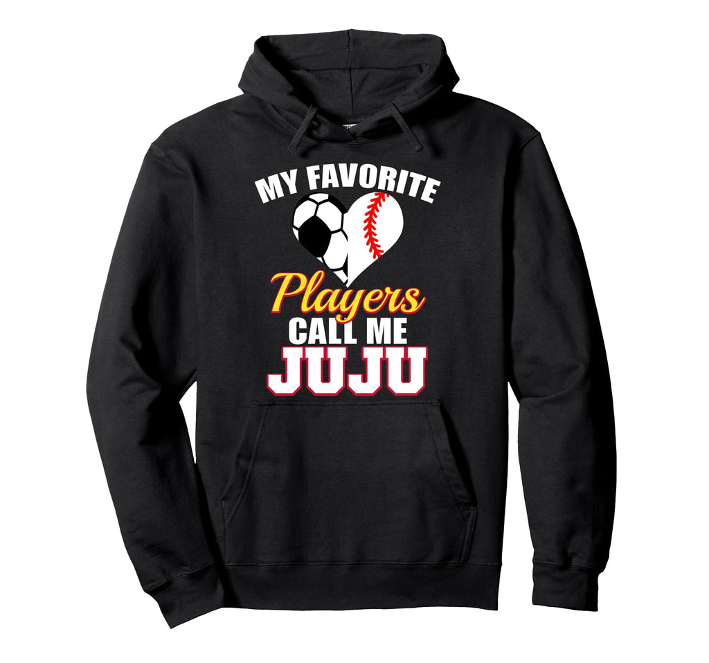 My Favorite Soccer Baseball Players Hoodie - Fun Novelty Design for Adults - T-Shirt, Sweatshirt, Hoodie