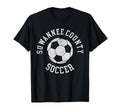 Suwannee County Soccer Distressed 90S T-Shirt - Novelty Apparel Unisex - T-Shirt, Sweatshirt, Hoodie