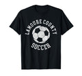 Lamoure County Soccer Distressed 90S T-Shirt - Fun Novelty Design Men Women - T-Shirt, Sweatshirt, Hoodie