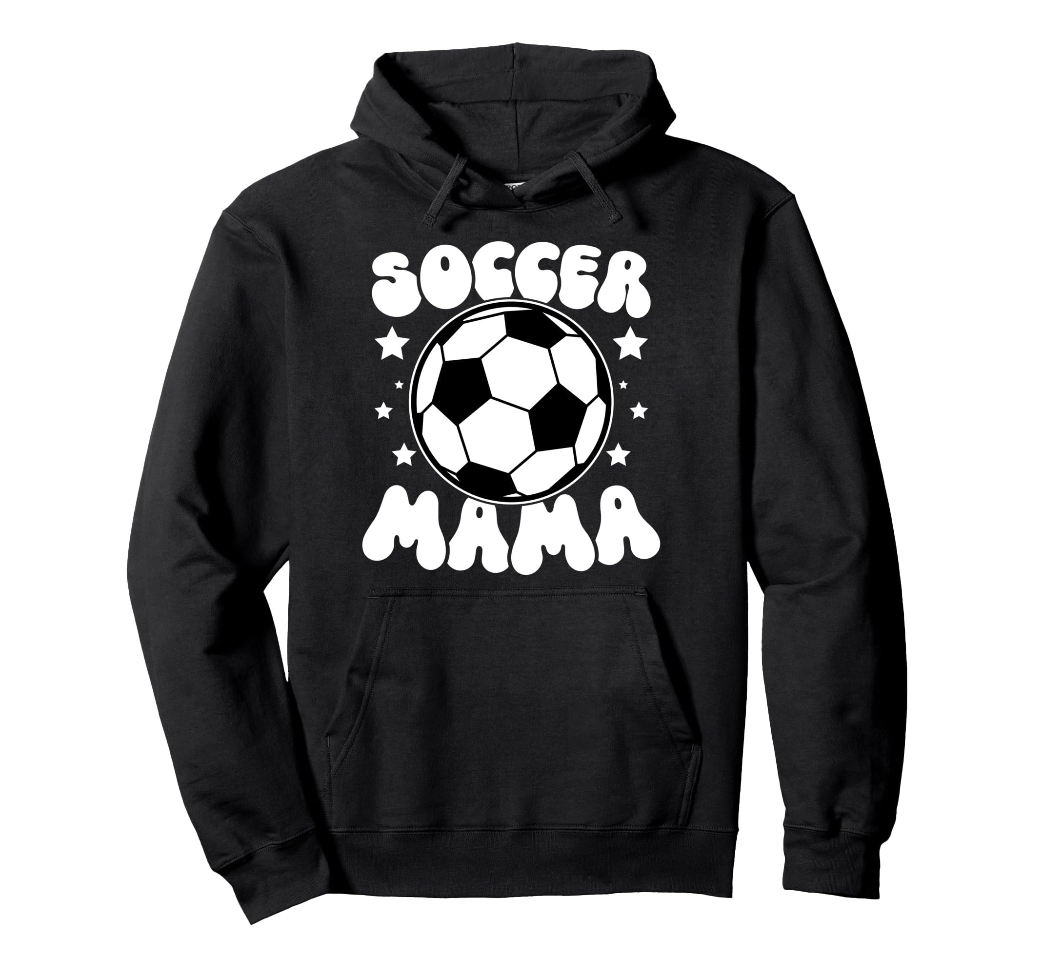 Soccer Mama Groovy Soccer Mom Soccer Hoodie - Graphic Print for Adults - T-Shirt, Sweatshirt, Hoodie