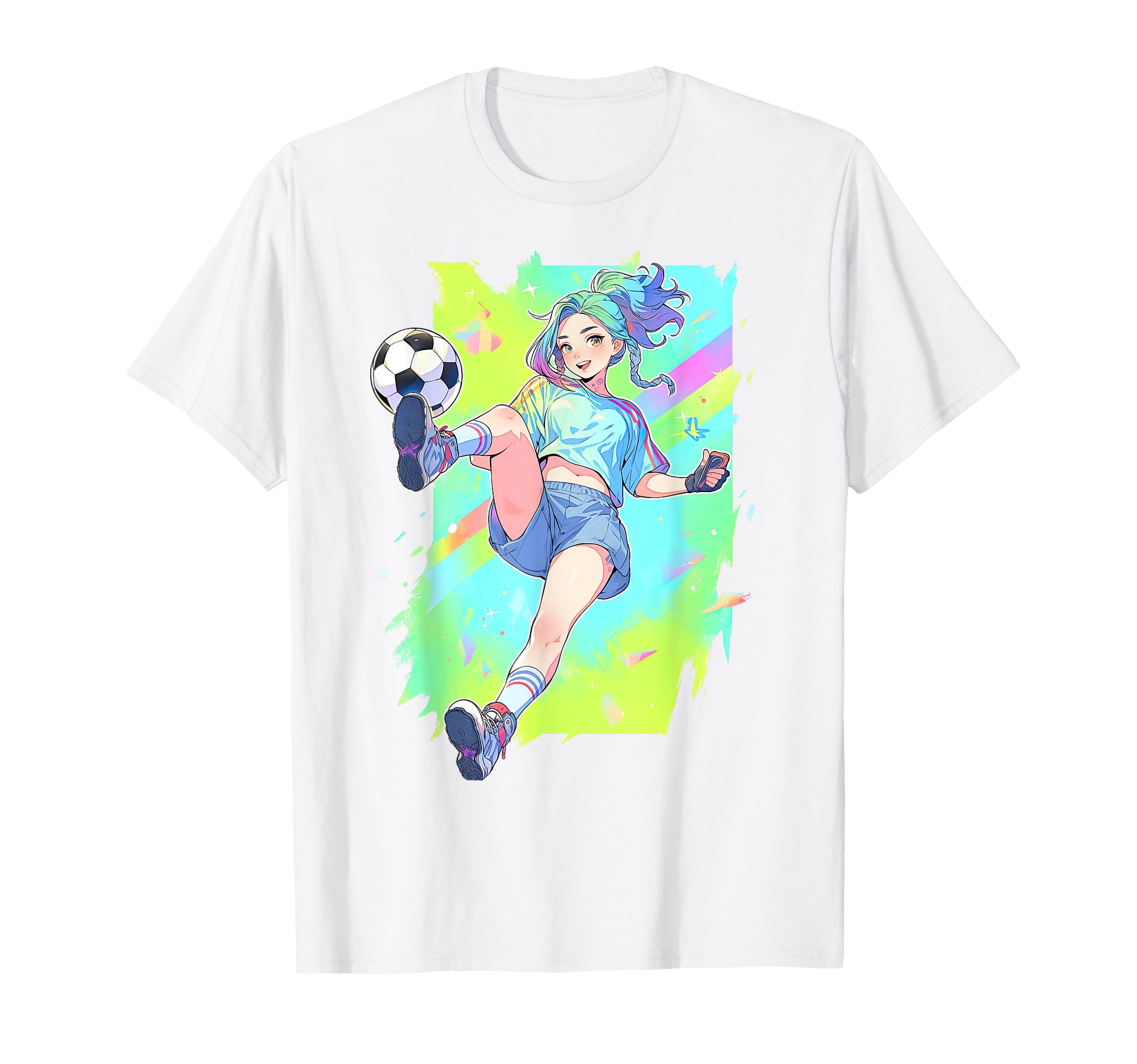 Soccer Funny Pastel Japan Anime T-Shirt - Streetwear Style Men Women - T-Shirt, Sweatshirt, Hoodie
