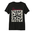 Soccer Sister Funny Coquette Bow Soccer T-Shirt - Minimalist Print Unisex - T-Shirt, Sweatshirt, Hoodie