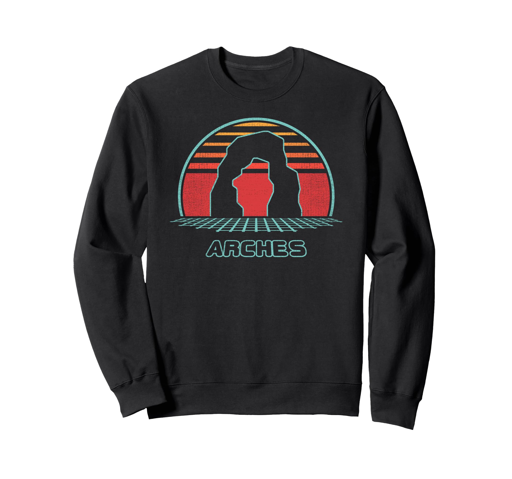 Arches National Park 80S Sweatshirt - Trendy Graphic Unisex - T-Shirt, Sweatshirt, Hoodie