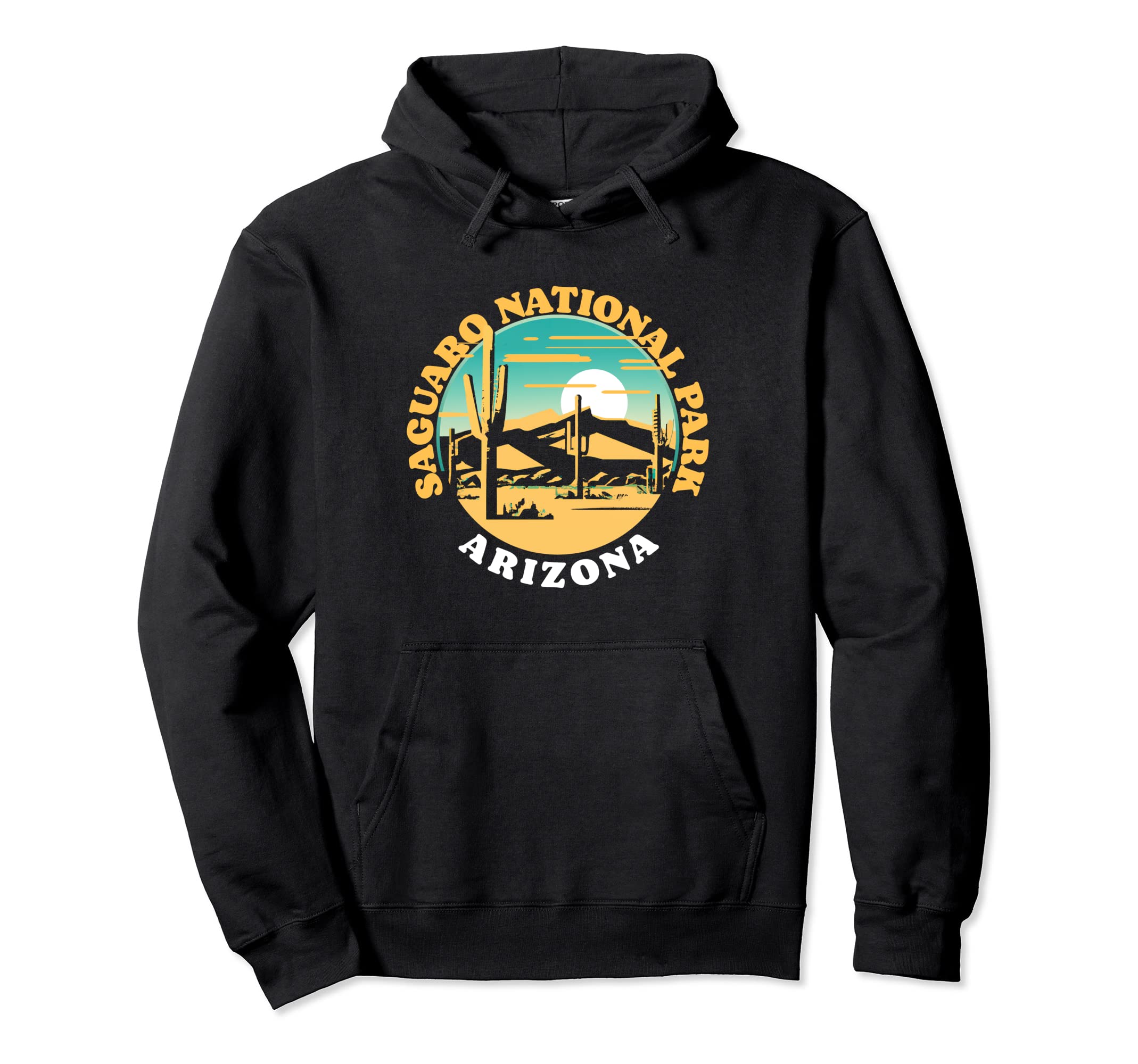 Saguaro National Park Arizona Wpa Hoodie - Streetwear Style Unisex - T-Shirt, Sweatshirt, Hoodie