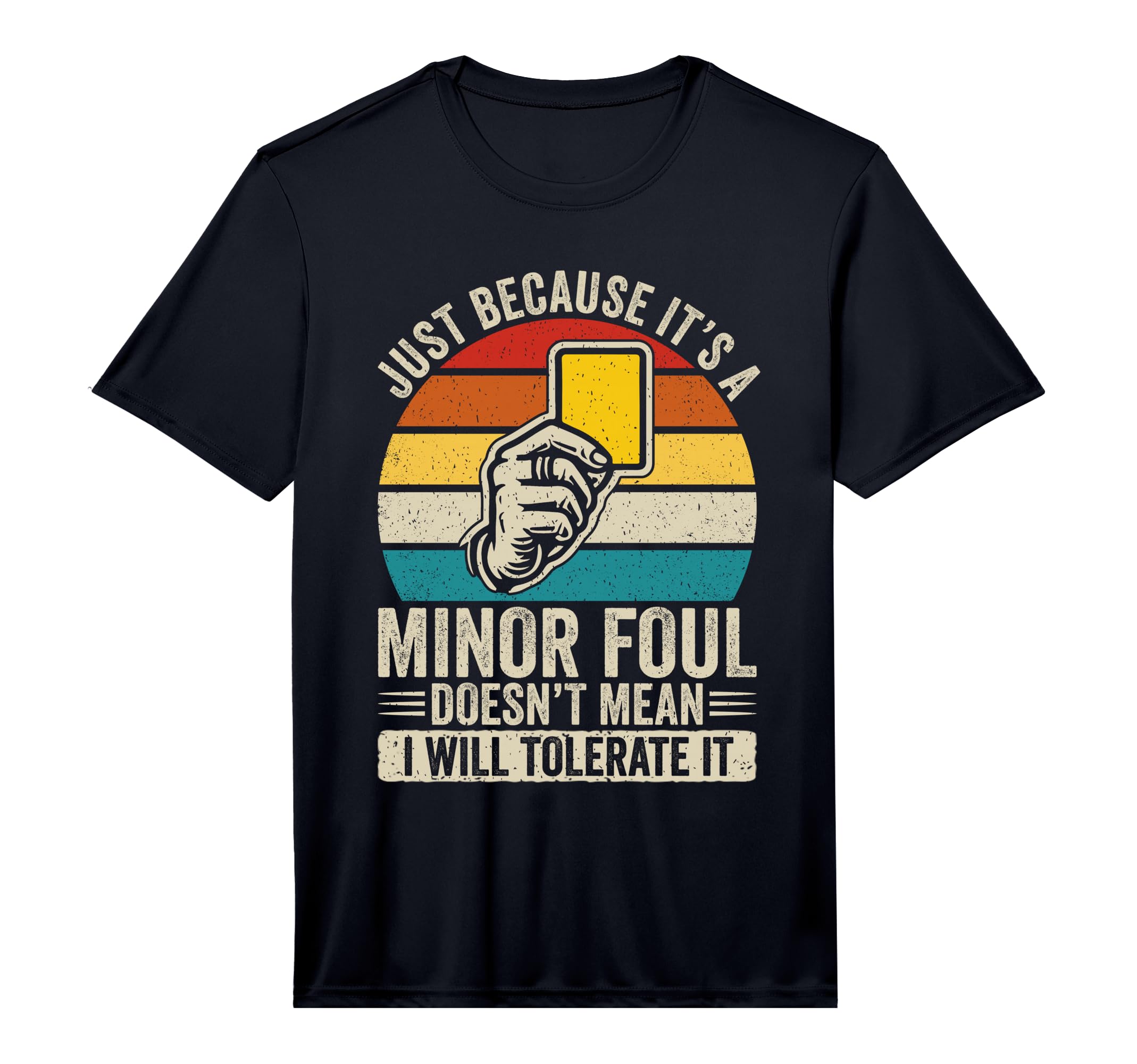 Mens Soccer Ref Funny Soccer Referee T-Shirt - Minimalist Print for Adults - T-Shirt, Sweatshirt, Hoodie