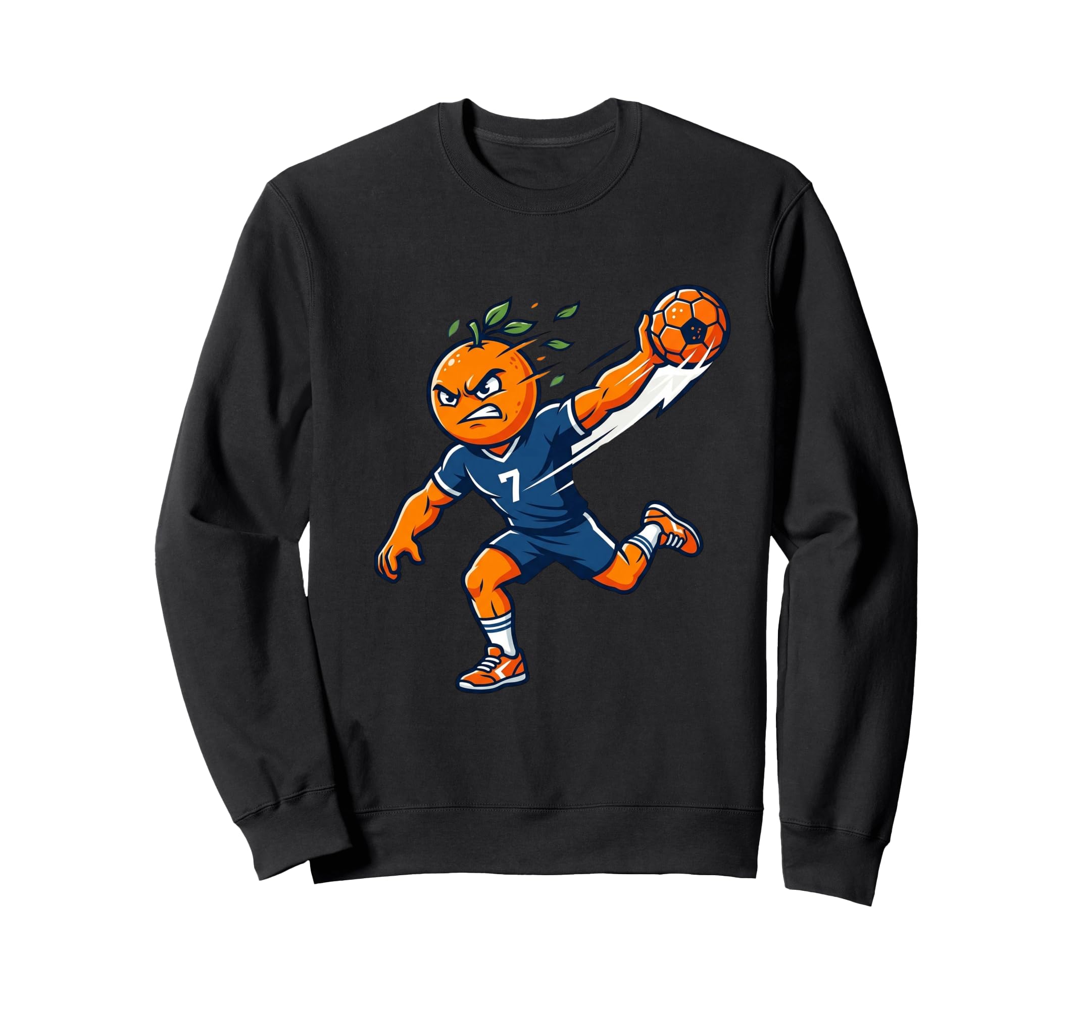 Watermelon Soccer Player Number 7 Sweatshirt - Custom Art Print for Adults - T-Shirt, Sweatshirt, Hoodie