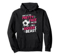 Dont Let Pretty Face Fool You Soccer Hoodie - Fun Novelty Design for Adults - T-Shirt, Sweatshirt, Hoodie
