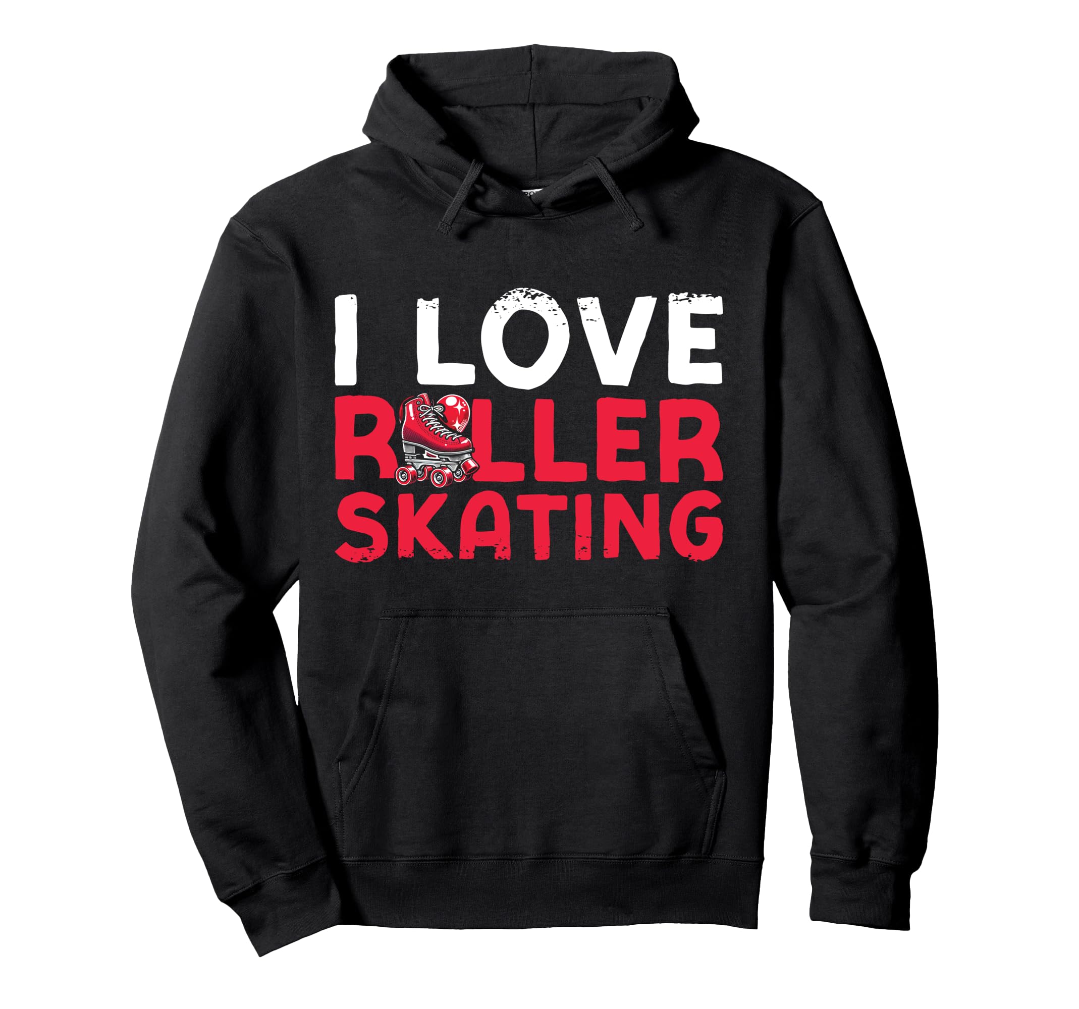 Roller Skating Skate 1970S I Love Roller Hoodie - Novelty Apparel Men Women - T-Shirt, Sweatshirt, Hoodie