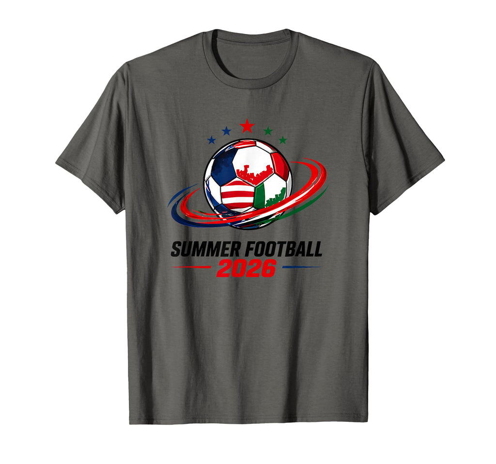 Summer Football 2026 Competitive Soccer T-Shirt - Minimalist Print Unisex - T-Shirt, Sweatshirt, Hoodie