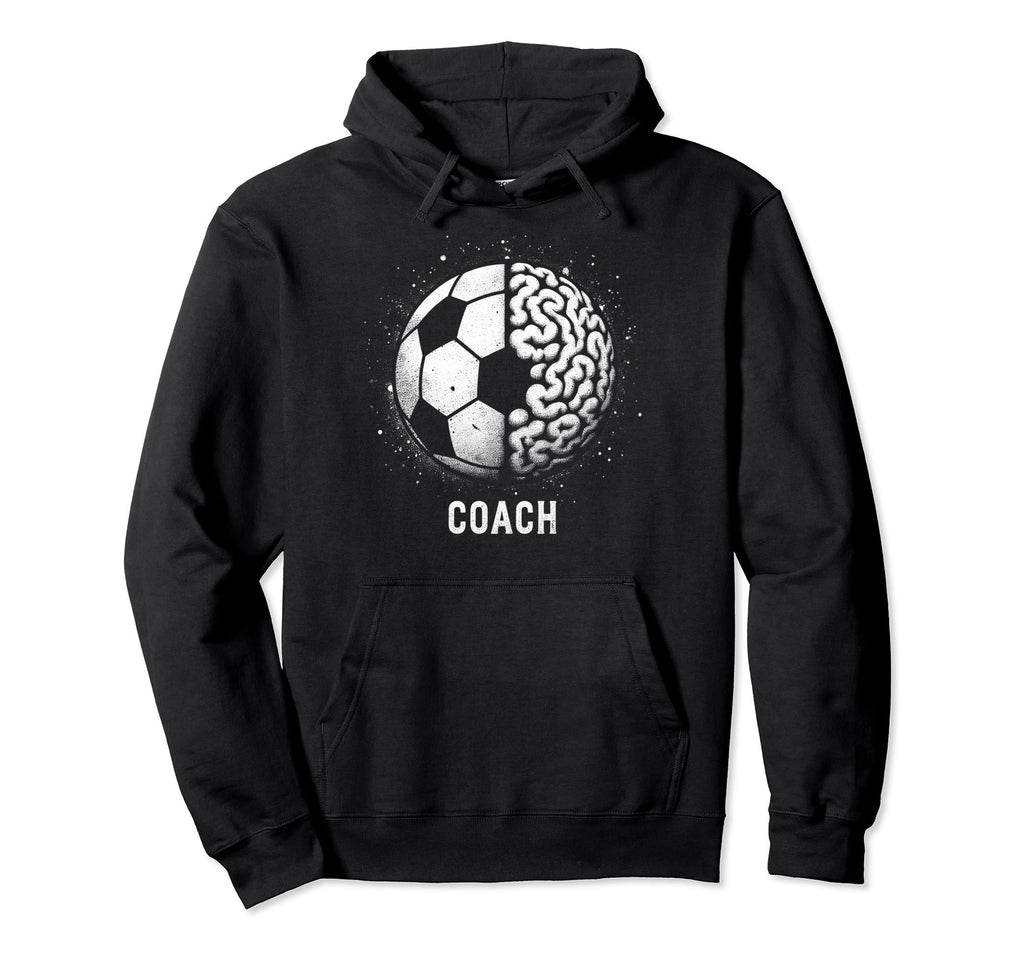 Soccer Coach Training Coaching Hoodie - Fun Novelty Design for Adults - T-Shirt, Sweatshirt, Hoodie