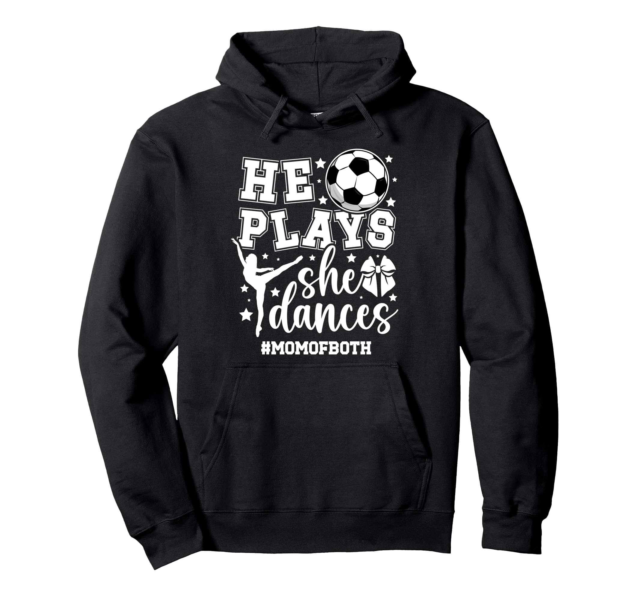 Mom Both Soccer And Dance Mom Dancing And Hoodie - Minimalist Print Unisex - T-Shirt, Sweatshirt, Hoodie
