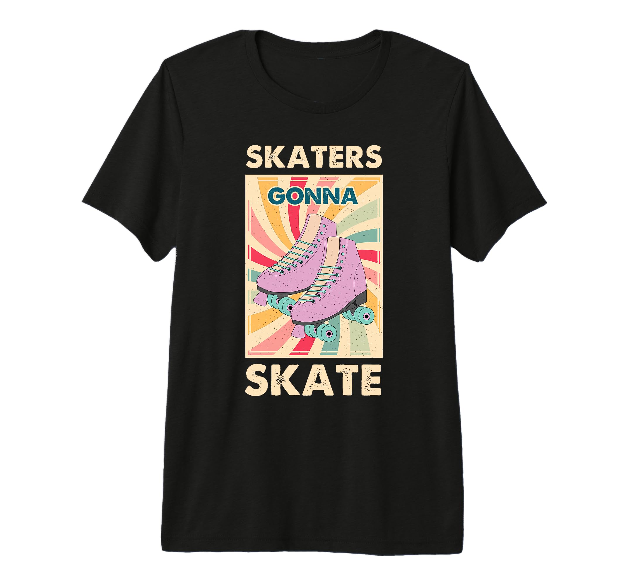 70S 80S Roller Skating Funny Skaters T-Shirt - Novelty Apparel Men Women - T-Shirt, Sweatshirt, Hoodie