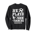 Dad Both Dance And Soccer Dad Dancing Sweatshirt - Trendy Graphic Unisex - T-Shirt, Sweatshirt, Hoodie