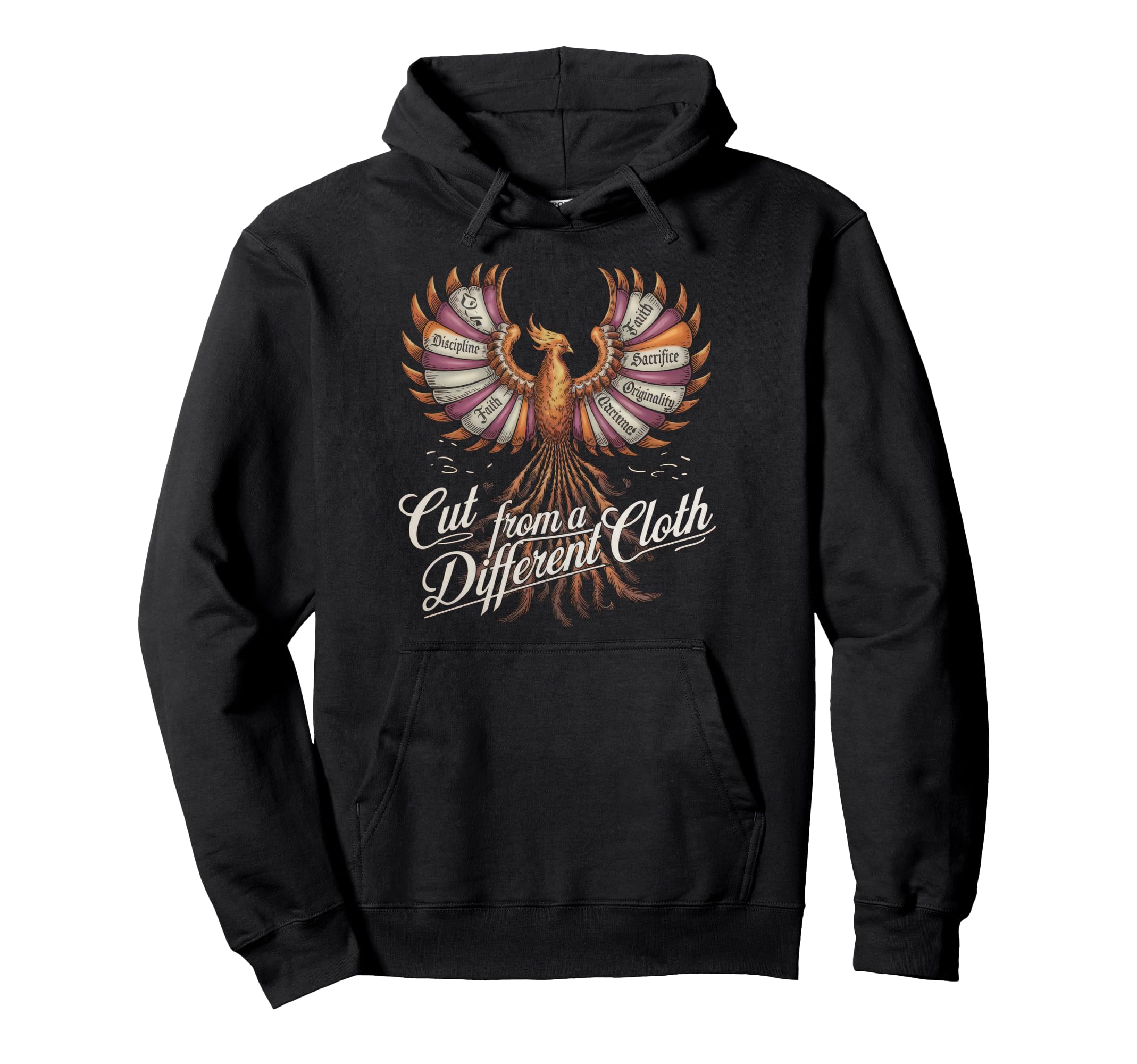 Cut From Different Cloth Urban Hip Hop Hoodie - Unique Graphic for Adults - T-Shirt, Sweatshirt, Hoodie